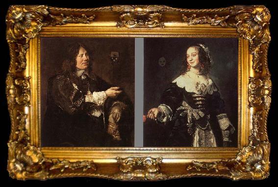 framed  Frans Hals Stephanus Geraerdts and Isabella Coymans, ta009-2